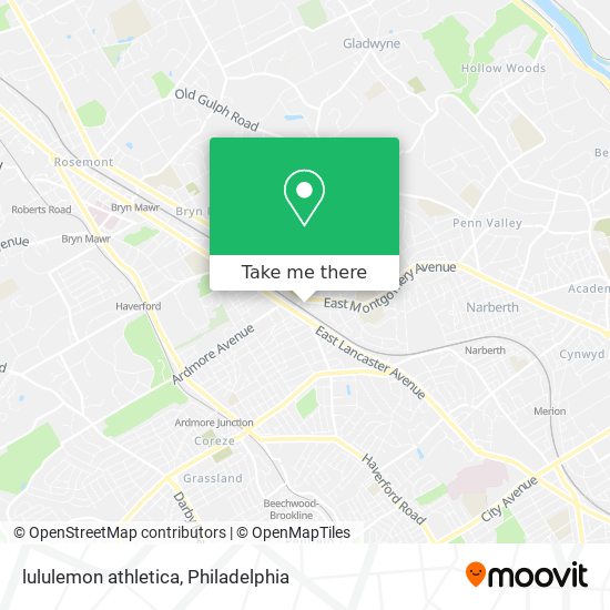 lululemon athletica map