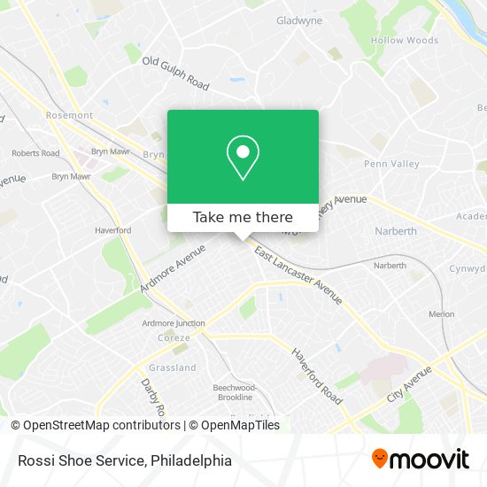 Mapa de Rossi Shoe Service