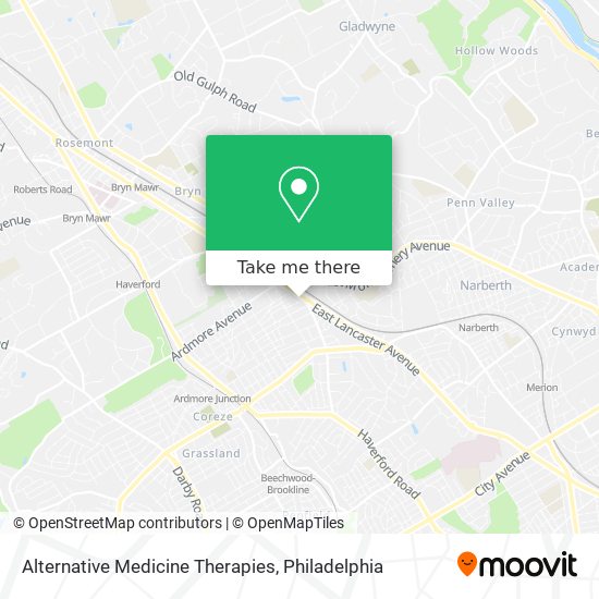 Alternative Medicine Therapies map