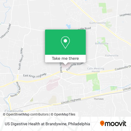 US Digestive Health at Brandywine map