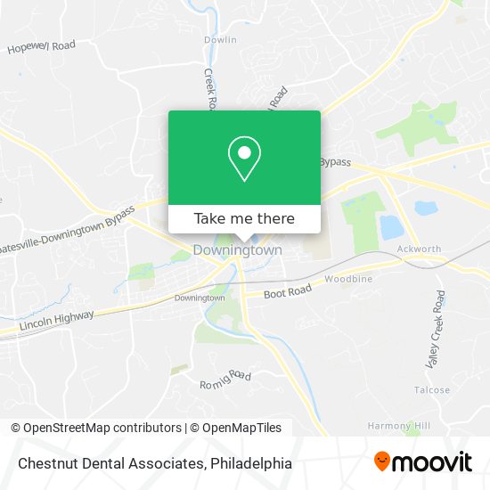 Mapa de Chestnut Dental Associates