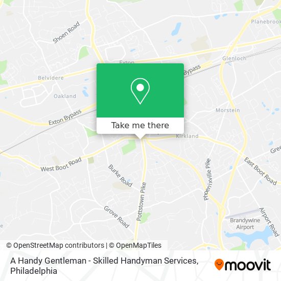 A Handy Gentleman - Skilled Handyman Services map