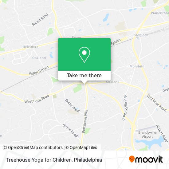 Treehouse Yoga for Children map