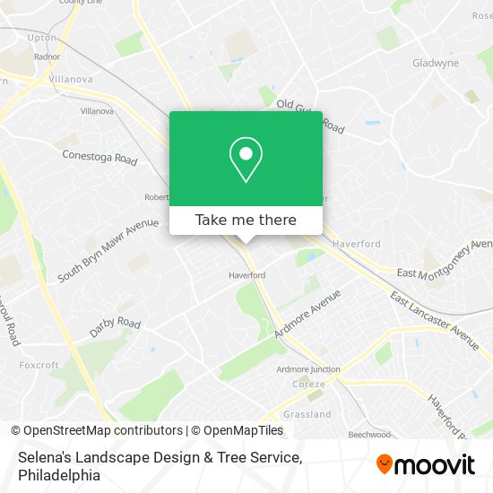 Mapa de Selena's Landscape Design & Tree Service