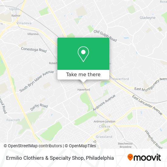 Ermilio Clothiers & Specialty Shop map