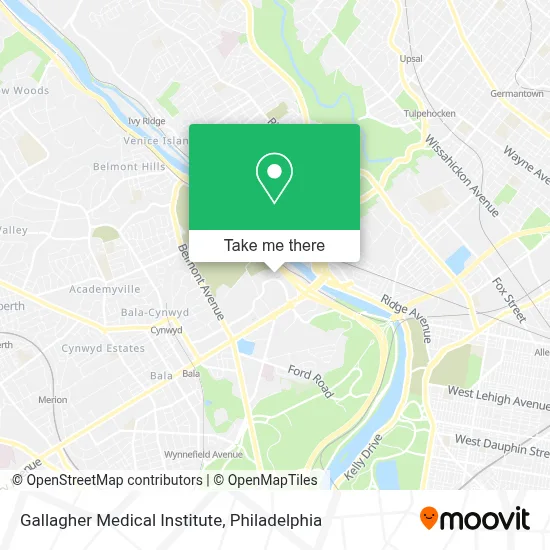 Gallagher Medical Institute map