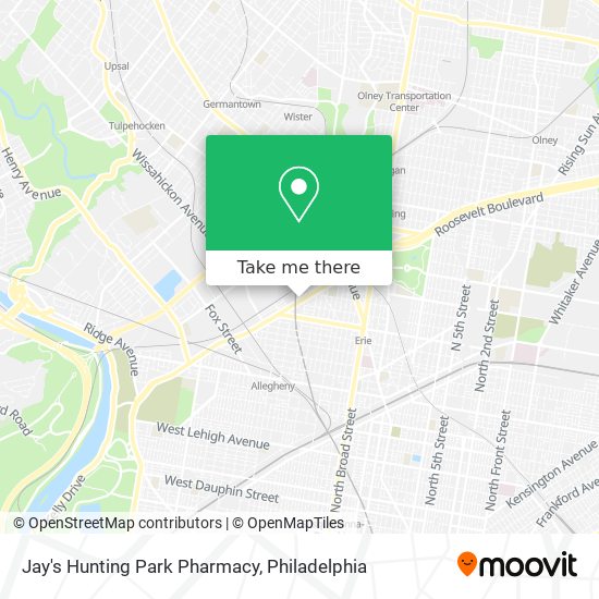 Mapa de Jay's Hunting Park Pharmacy