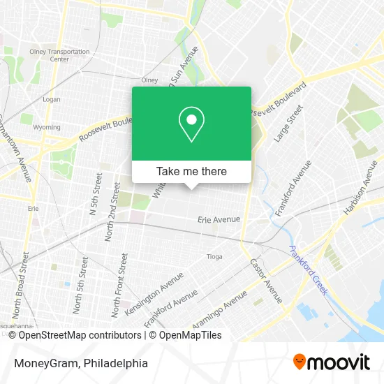 MoneyGram map