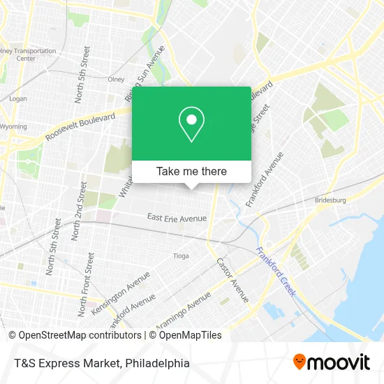T&S Express Market map