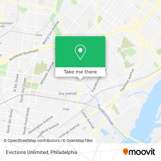 Evictions Unlimited map
