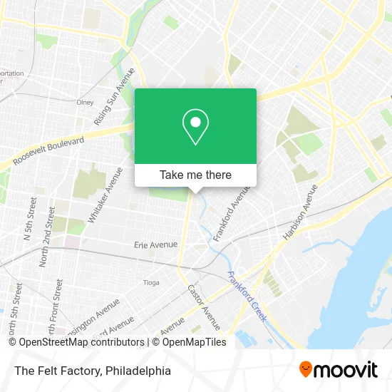 The Felt Factory map