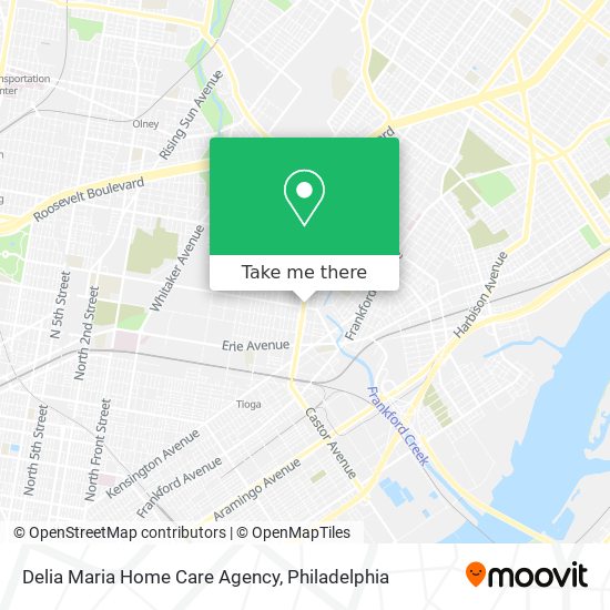 Mapa de Delia Maria Home Care Agency
