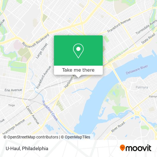 U-Haul map