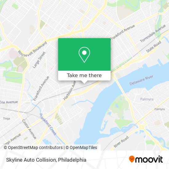 Skyline Auto Collision map