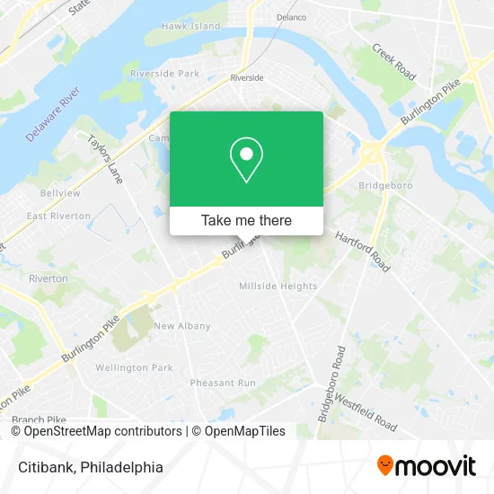 Citibank map