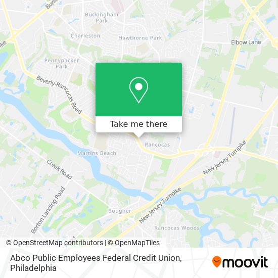 Mapa de Abco Public Employees Federal Credit Union