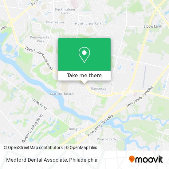 Mapa de Medford Dental Associate