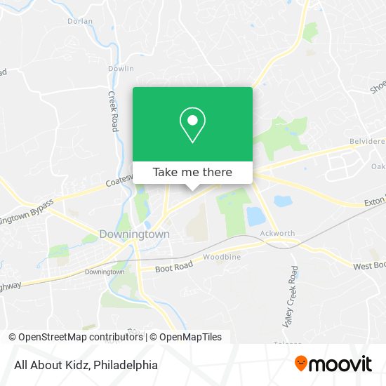 All About Kidz map