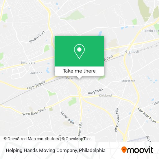 Mapa de Helping Hands Moving Company