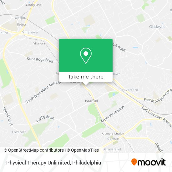 Mapa de Physical Therapy Unlimited