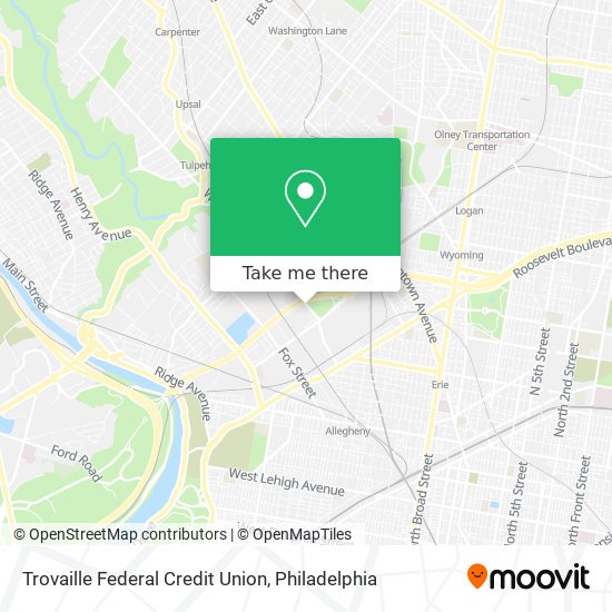Mapa de Trovaille Federal Credit Union