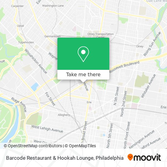 Barcode Restaurant & Hookah Lounge map