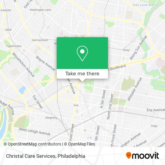 Christal Care Services map