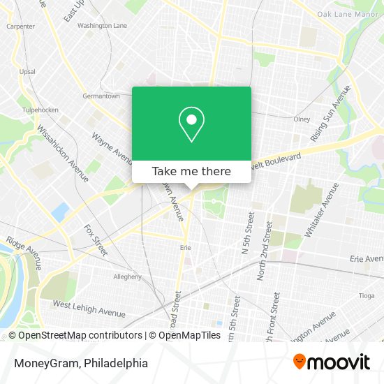 MoneyGram map