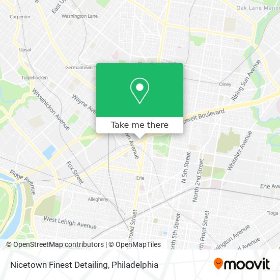 Mapa de Nicetown Finest Detailing