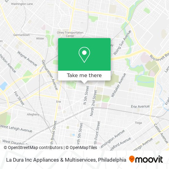 La Dura Inc Appliances & Multiservices map