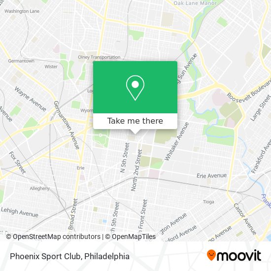 Phoenix Sport Club map