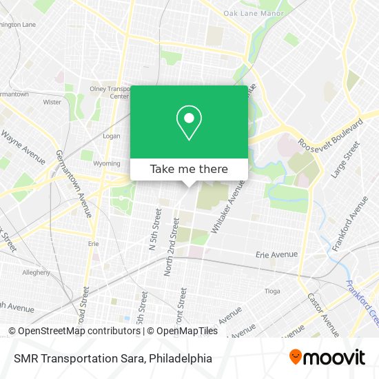 SMR Transportation Sara map