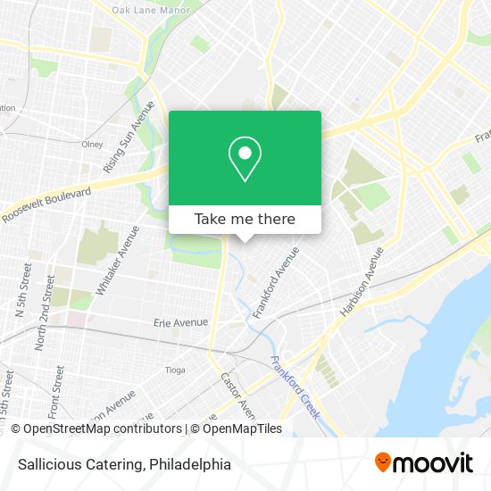 Sallicious Catering map