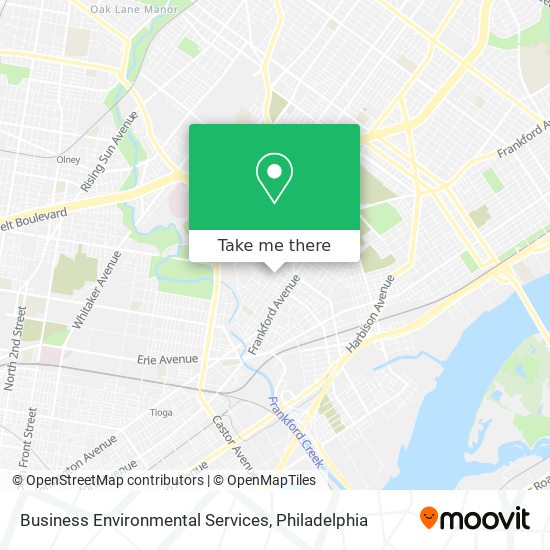 Business Environmental Services map