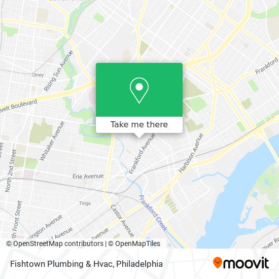 Fishtown Plumbing & Hvac map