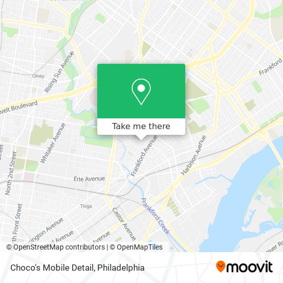 Mapa de Choco's Mobile Detail