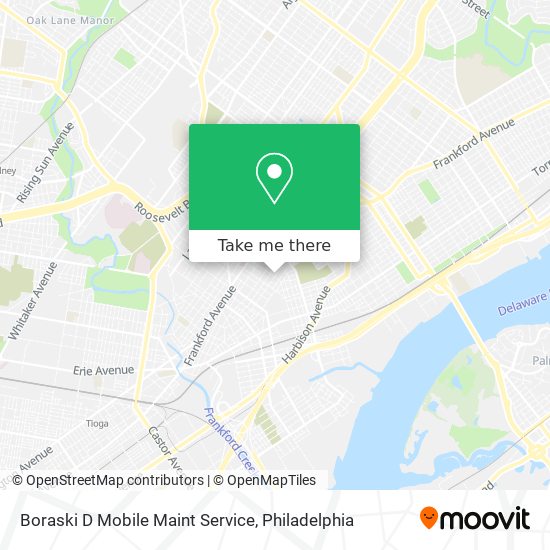 Boraski D Mobile Maint Service map