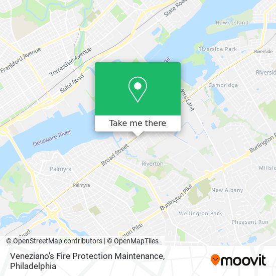 Mapa de Veneziano's Fire Protection Maintenance