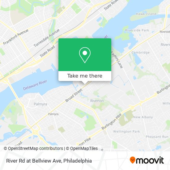 Mapa de River Rd at Bellview Ave