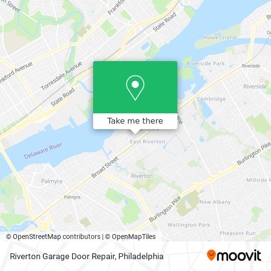 Riverton Garage Door Repair map