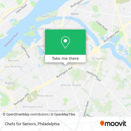 Chefs for Seniors map