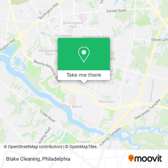 Blake Cleaning map