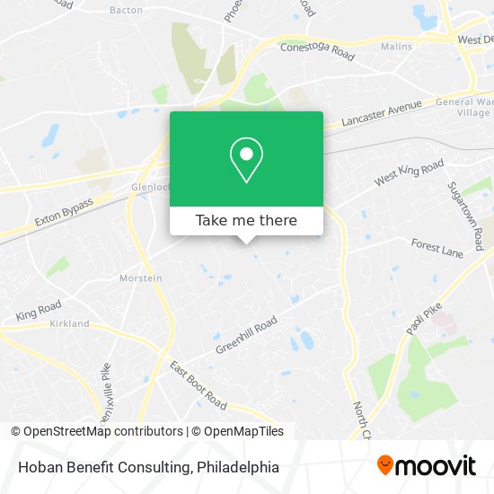 Hoban Benefit Consulting map