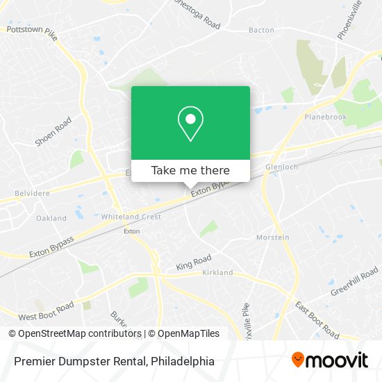 Mapa de Premier Dumpster Rental