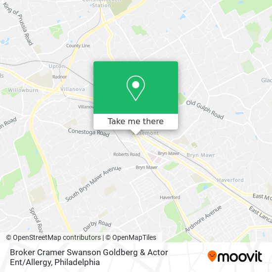 Mapa de Broker Cramer Swanson Goldberg & Actor Ent / Allergy