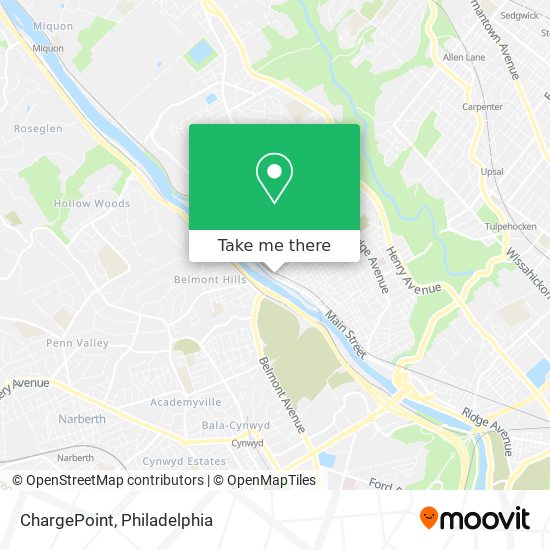 ChargePoint map