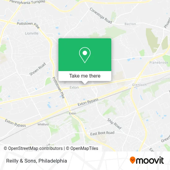 Reilly & Sons map