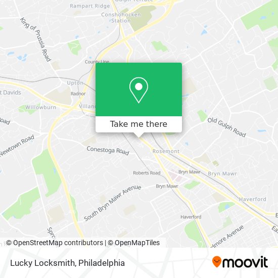 Lucky Locksmith map