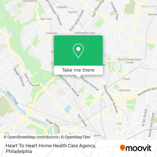Heart To Heart Home Health Care Agency map