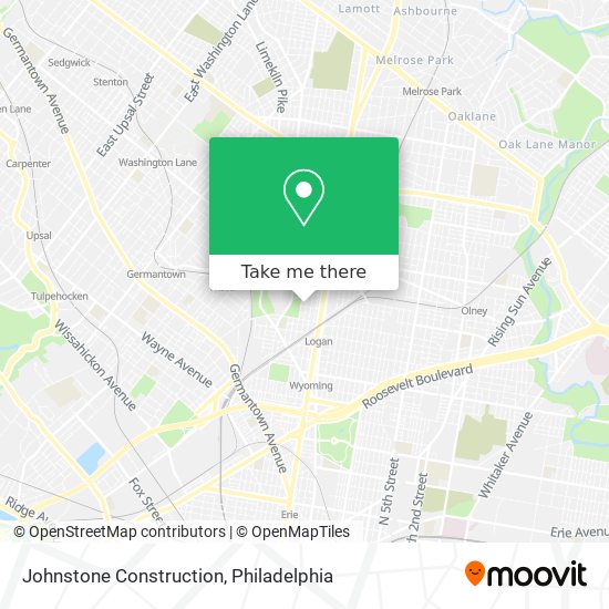 Johnstone Construction map